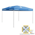 10' x 10' Blue Economy Tent Kit, Full-Color, Dynamic Adhesion (6 Locations)